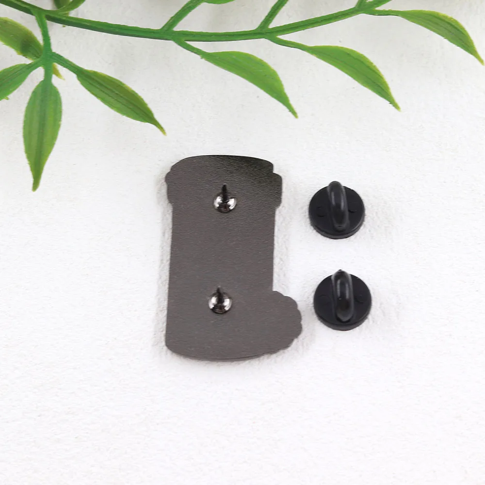 If You'Re Happy It'S Your Meds  Enamel Lapel Pin Funny Rx Pill Bottle Brooch Humorous Jewelry Gift For Clothes Bag Decoration