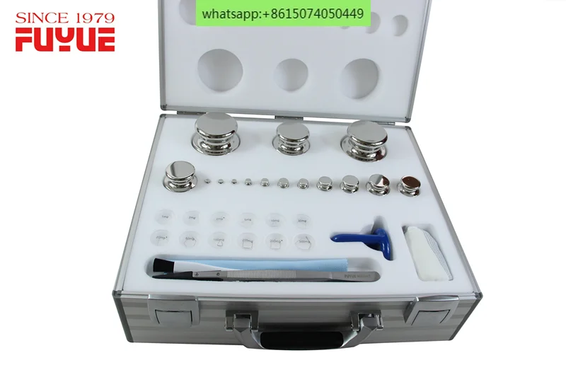 

Stainless steel standard E2 grade 1mg-2kg calibration weight set electronic scale balance weight non-magnetic