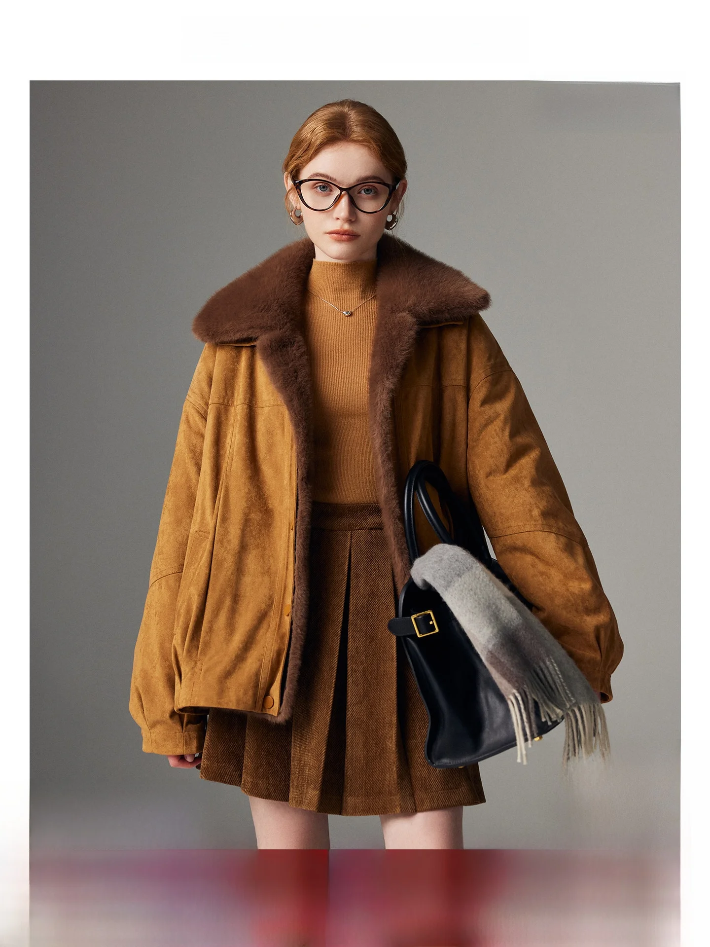 

Съемная утепленная женская куртка-пуховик с меховым воротником в корейском стиле, однотонная, для повседневной носки, ветрозащитная, молодежная парка