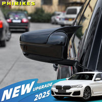 Forged carbon fiber Exterior Side Rearview Mirror Cover Trim For BMW 4 5 7 8-Series G22 G23 G24 G11 G12 G14 G15 G16 G30 G31 G38
