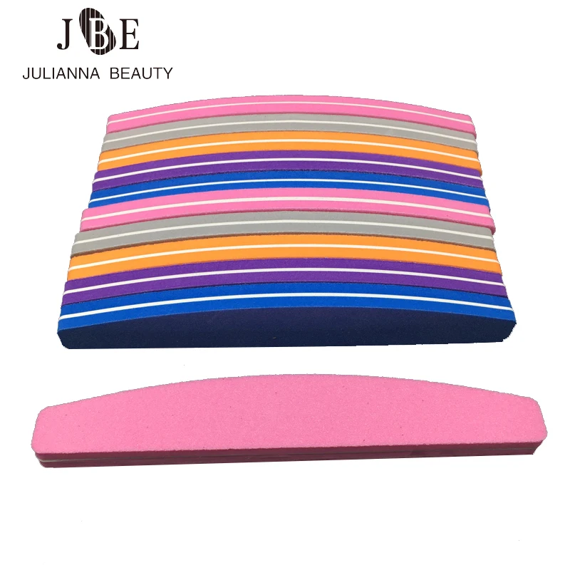 

100/50Pcs/lot Professional Nail Files Nail Buffer Sanding Washable Manicure Tool Polish Rubbing Polished Surface Nail Buffer