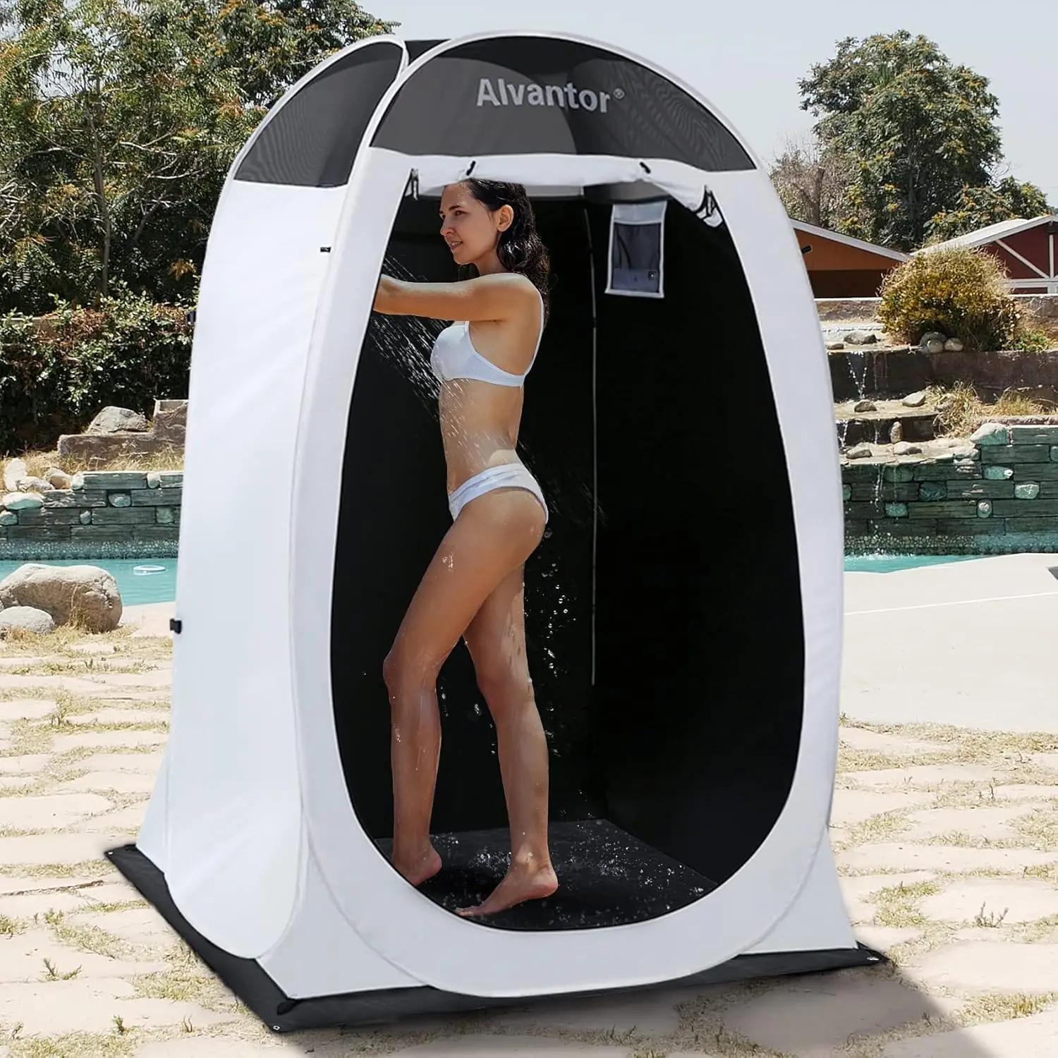 

Shower Tent Pop Up Changing Room Outdoor Shower Enclosure Pop Up Privacy Tent Toilet Tent Camping Dressing Portable Shelter