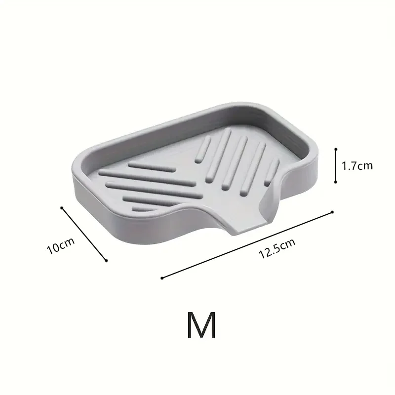 Siliconen Kraan Mat Aanrecht Lade Zeepdispenser Spons Afvoer Pad Gootsteen SplashDrying Mat Aanrecht Opbergvak Zeepbakje