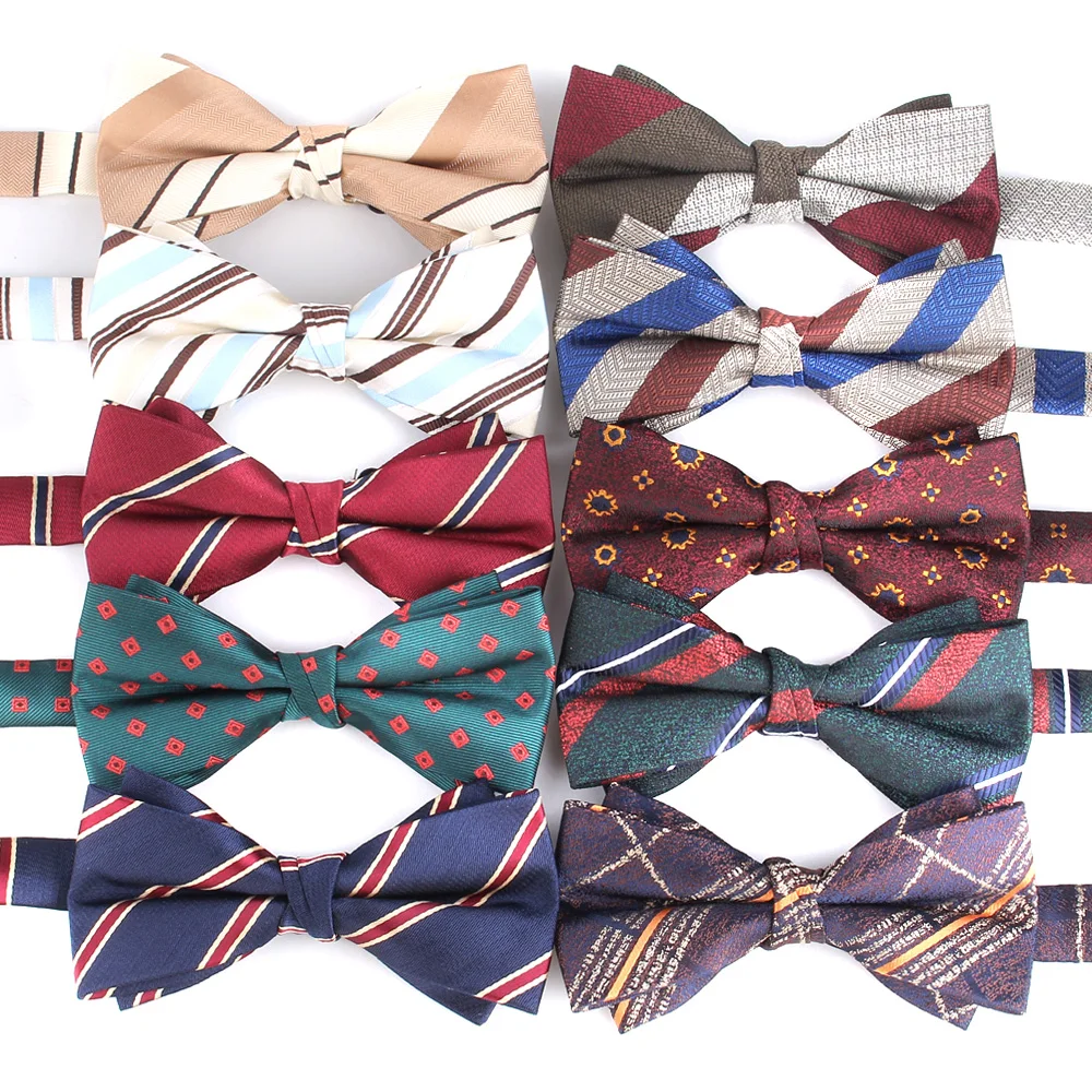 

NEW Men Bow tie Casual Striped Bowtie For Men Women Bow knot Adult Floral Bow Ties For Wedding Cravats Party Groomsmen Bowties