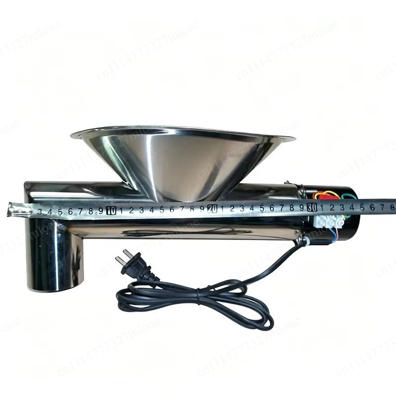 Electric Mini Auger Feed Dispenser Stainless Steel Automatic Screw Conveyor Feeder for Poultry Fish Pellet Feed