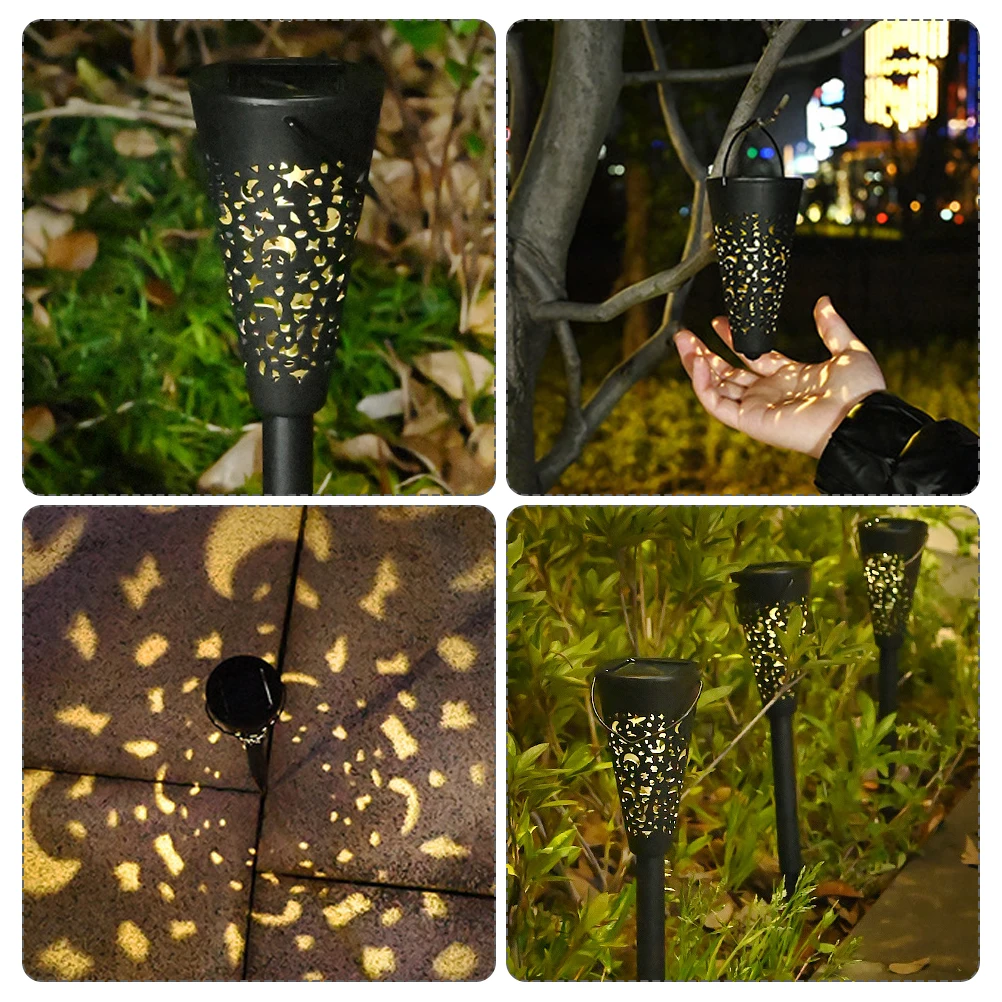 

Yard Outdoor Lantern Powered Warm Light Solar Lights For Yard Plastic Solar Outdoor Light Waterproof Lawn Lighting