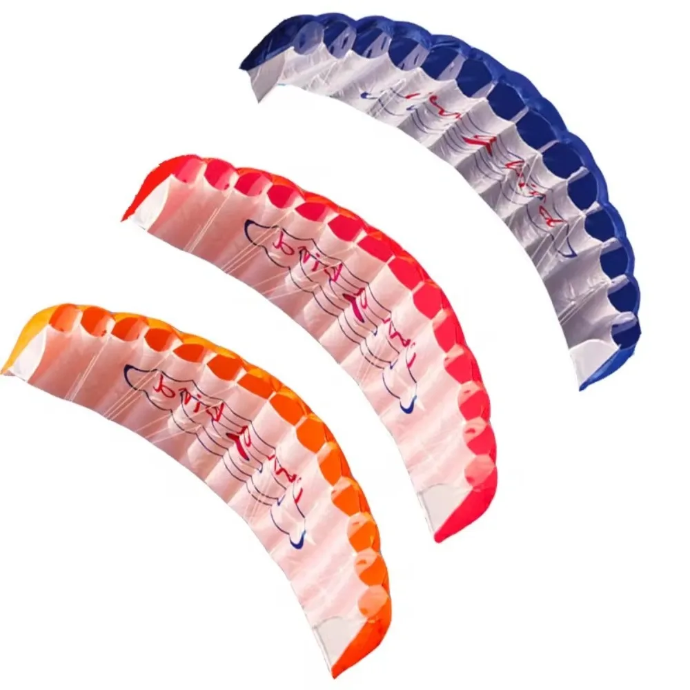 Professional Double Power Stunt Kite Dual Line Soft 1.4m Parachute Kite Good Flying Flying Toy Sport Beach Kite Outdoor Sports
