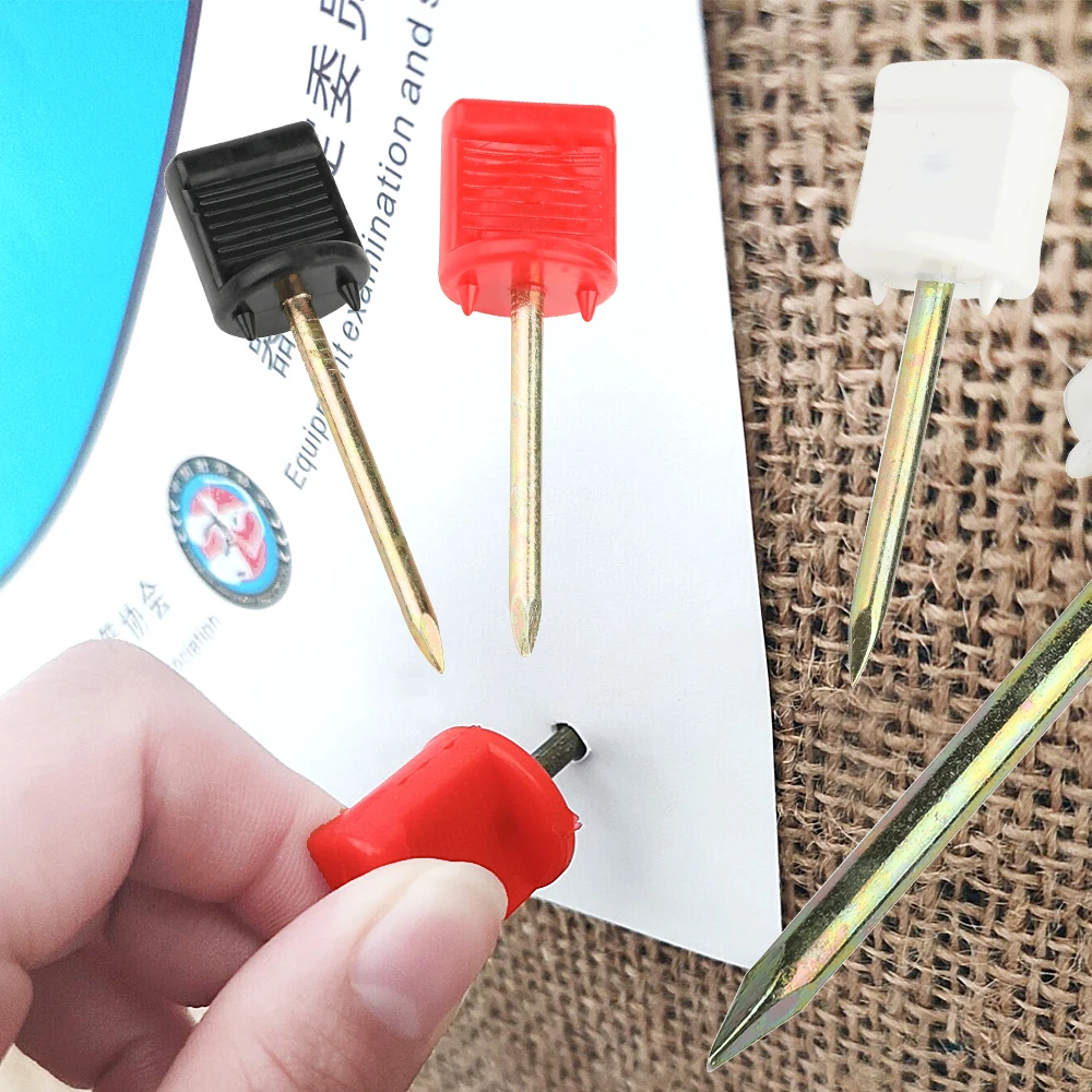 

20/50 шт., бумажные булавки для стрельбы из лука, марганцевая сталь, материал, лук, стрела, тренировочная стрельба, застежка, бумажные аксессуары