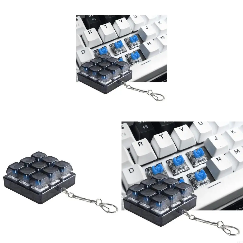 

F42D Клавиатурные переключатели Тестер переключателей Сэмплер 9-клавишный профиль XDA Полупрозрачные переключатели с клавишами