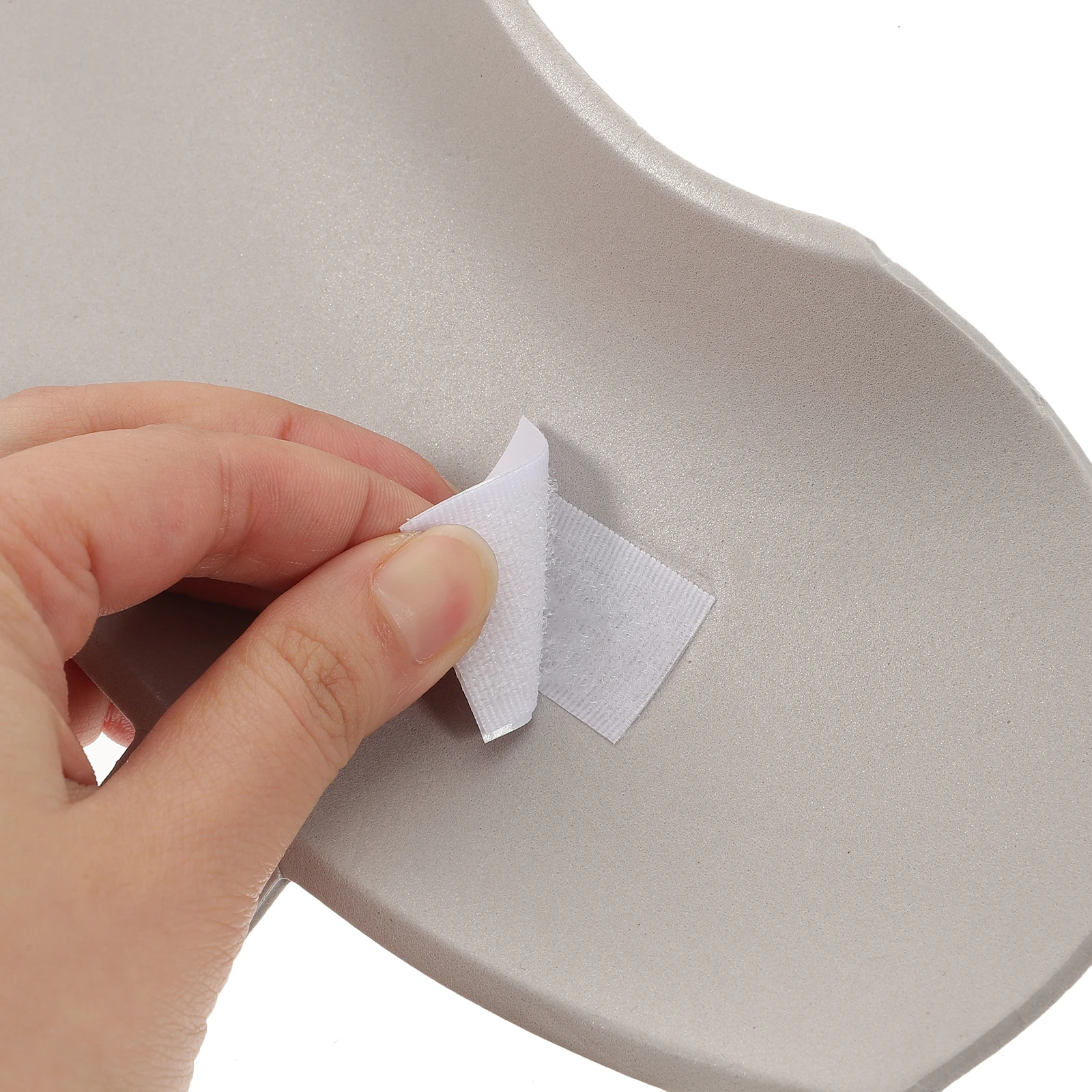 

EVA Waterproof Toilet Seat Pad 2 Pairs Light Grey Kids Comfortable Bathroom Accessories Reusable Cushions Seats Mats Covers