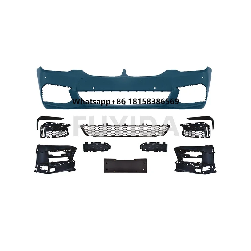 

Auto Parts Body Parts Touring FRONT BUMPER WITHOUT WASHER HOLE WITH SENSOR HOLE for F10 Upgrade G30 LCI 2022 M-TECH Bodykit