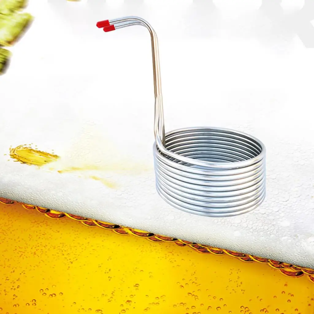 Cooling Coil Home Spiral Hotel Restaurant Stainless Steel Making Chiller Machine Easy Clean Cooling Coil Kitchen Supplies (8m)