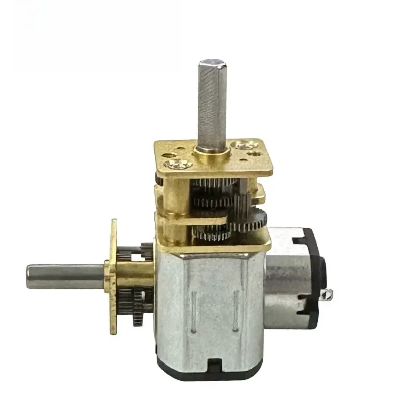 N20 metal gearbox permanent magnet gear motor DC3V 6V 12V 15rpm-1000rpm low-speed high-torque motor DIY robot car electric lock