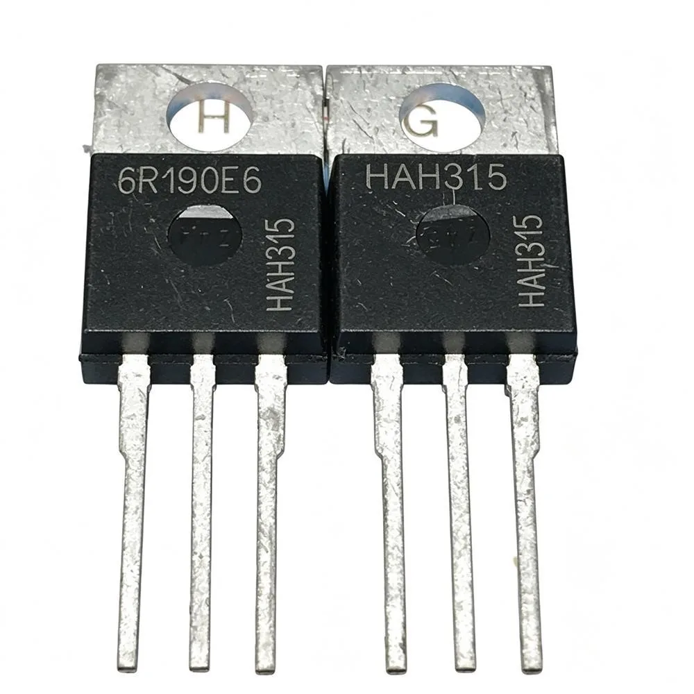 5PCS IPP60R190E6 6R190E6 20.2A 650V MUR3060PT 600V 30A MBR30200PT 200V 30A BUZ100S 55V 77A LM7912CT WML36N60C4 36A 600V