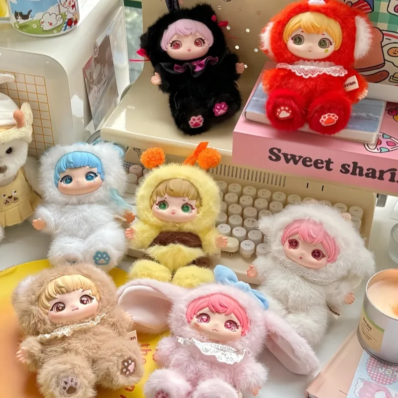 

Новая так милая Letsvan Ziyuli Animal Party Series слепая коробка плюшевая фигурка сумка подвеска украшение Kawaii модная кукла игрушка подарок для девочки