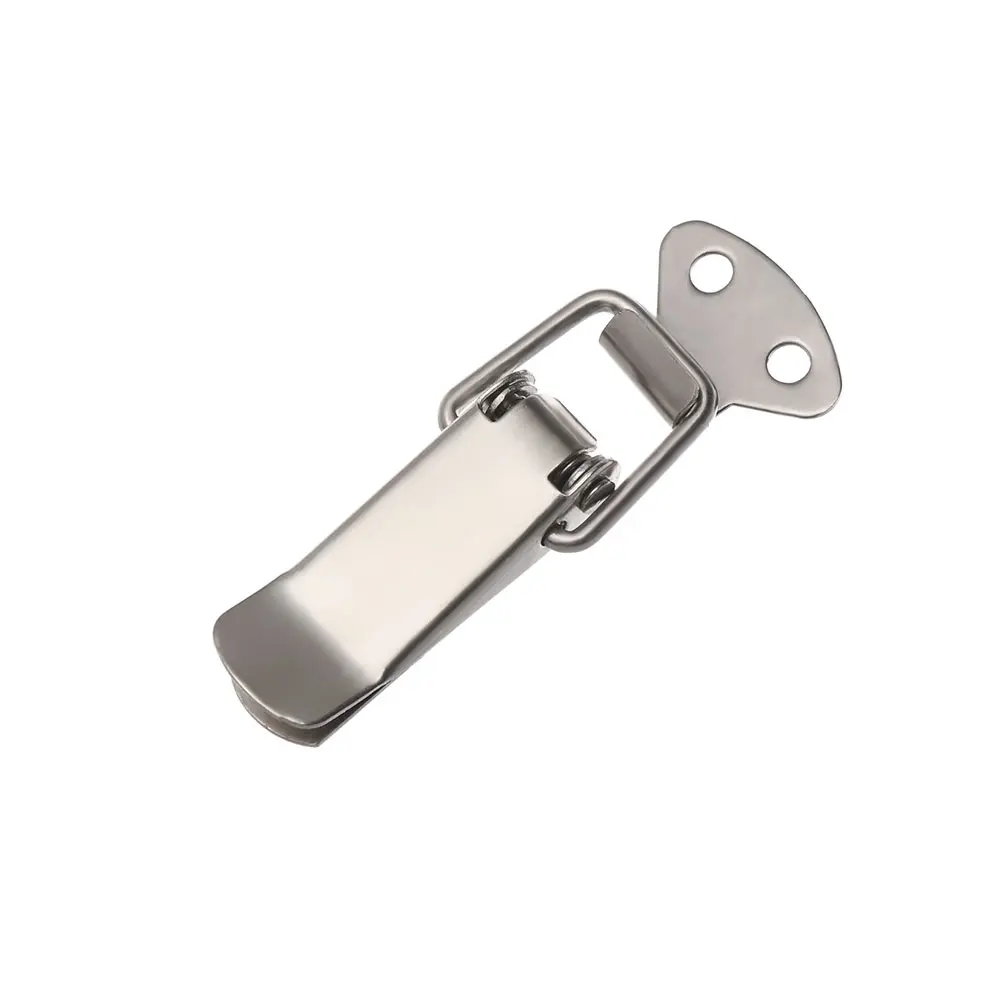 1PC Catch  Spring Stainless Steel  Hardware  Hasp Luggage Accessories Lock Box Buckle