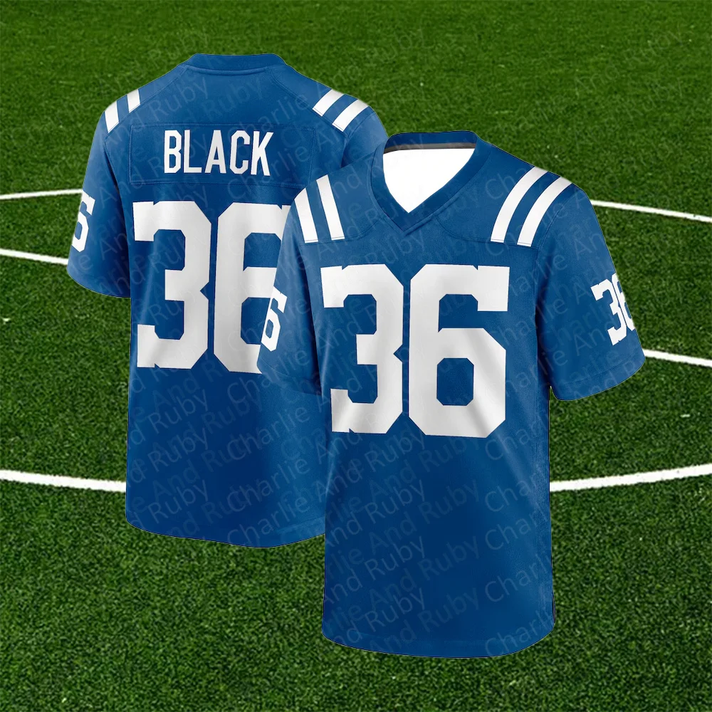 Jersey No.13/36/38 Racey Mcmath Henry Black Tony Brown Indianapolis Colts Jersey Blue Trend Fashion Sport Clothing Tops