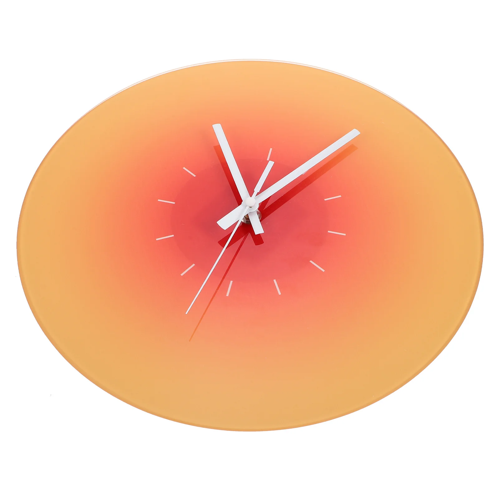 

Silent Wall Non-Ticking Hanging Clock Modern Decorative Living Room Office Home Bedroom Glass Gradient Wall Clock