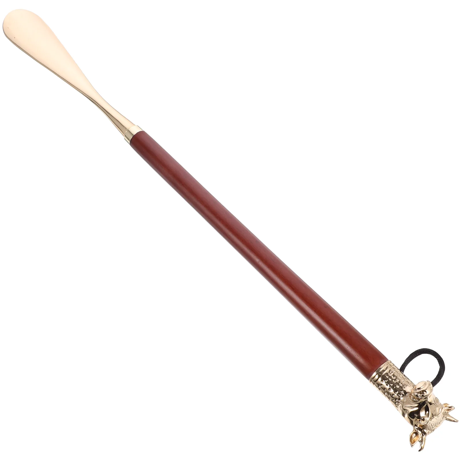  Bullhead Shoehorn Long Knob with Handle Shoehorns Elderly Alloy for Seniors Pregnant Women Use Wear Shoes