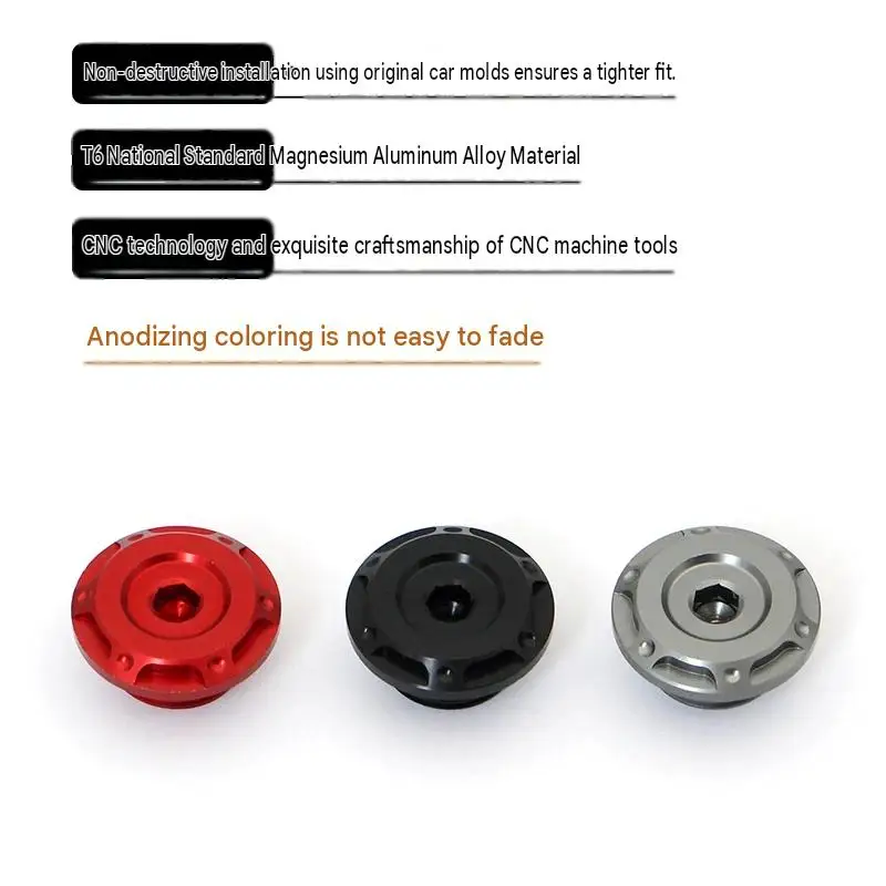 QJMOTOR SRK125S SRK250S SRK400S SRK450S SRK600S Modified Engine Oil Dipstick Anti-theft Screw