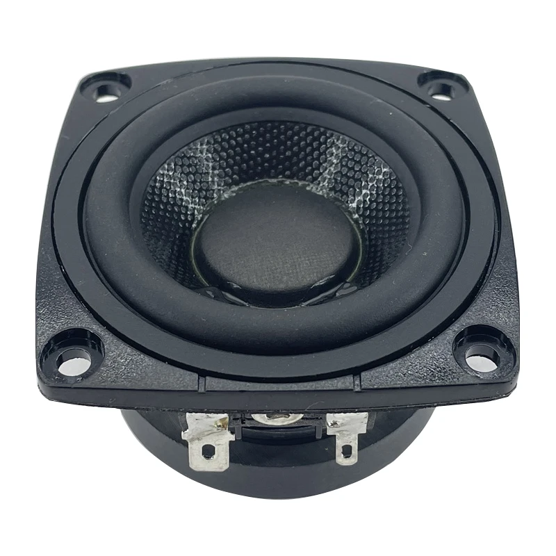 Altavoz de frecuencia de rango completo de 2,25 pulgadas y 60mm, altavoz de lavabo tejido con borde de goma de 4Ohm y 15W, piezas de bricolaje para cine en casa de alta calidad