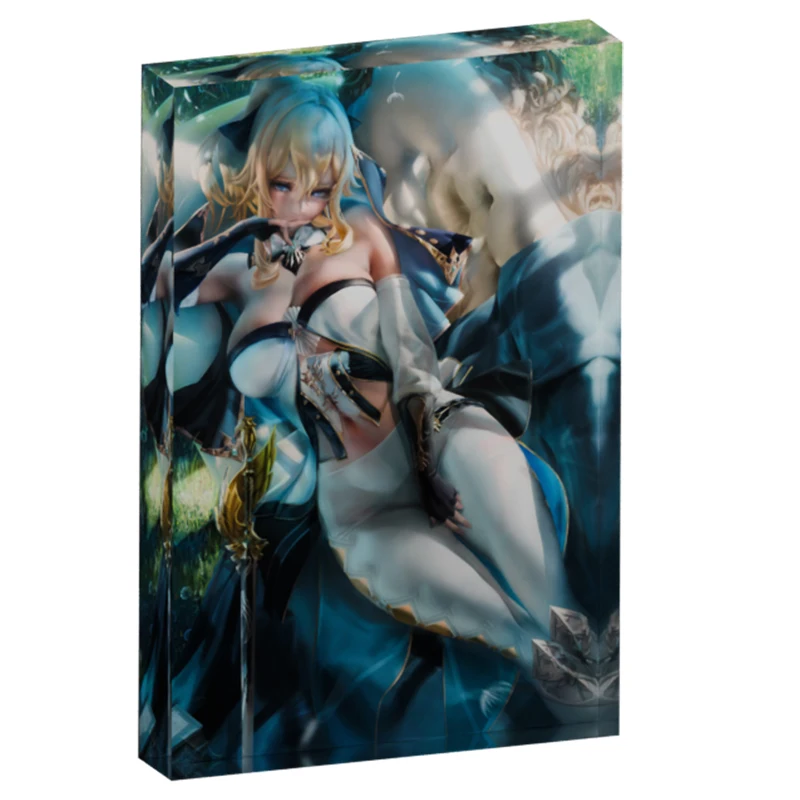 

Genshin Impact Jean Fan Art 3D Photo Block, Collectible Figurine Standee for Gaming Room Decor, Anime Gamer Gift