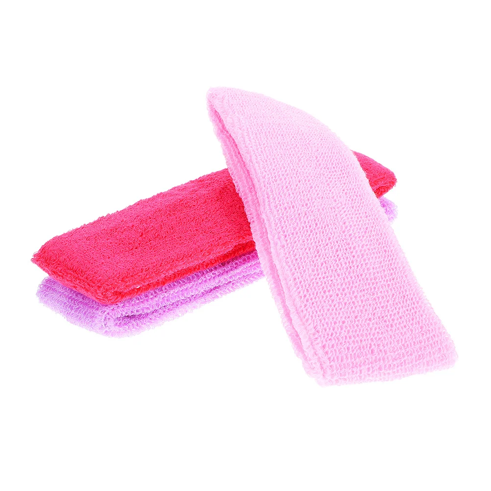 

3Pcs Elastic Sports Headband Stretchy Fitness Hairband Comfortable Lightweight Head Wrap for Yoga Workout Sweatband Women