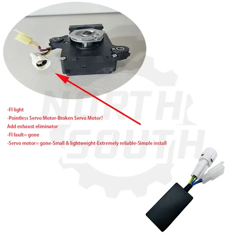 For Kawasaki ZX-6R 636 ZX-10R Z1000 Z750 Z800 H2 H2R Exhaust servo module