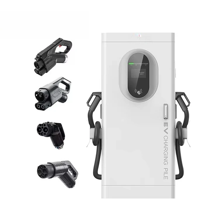 60kw-200kw Electric Vehicle Car Charging Station Floor-Mounted CCS Chademo EV DC Charging Pile 90kw 120kw 150kw Charging Pile