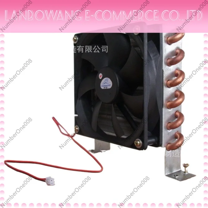 Condenser CP2x6x120 Micro Radiator Mini Heat Exchanger Copper Tube Fin Type Air Cooled Small Evaporator
