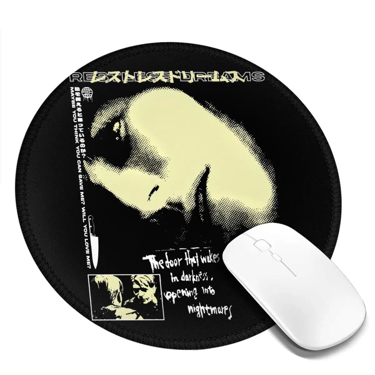 Silent Hill 2 Classic Mouse Pad Vintage Graphic Rubber Mousepad For Laptop PC MacBook Waterproof Aesthetic Quality Mouse Mats