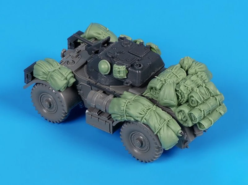 

1/72 Scale Die-Cast Resin Model Assembled Kit Staghound Accessories Set (No Tank) Unassembled and Unpainted