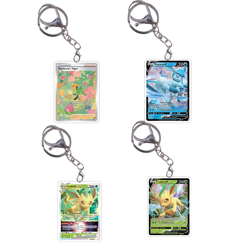 

Брелок-карточка в стиле аниме-игры, акриловый кулон ручной работы, украшение, Кандис, Фурисаде, Зерора, Вульпикс, SWSH12