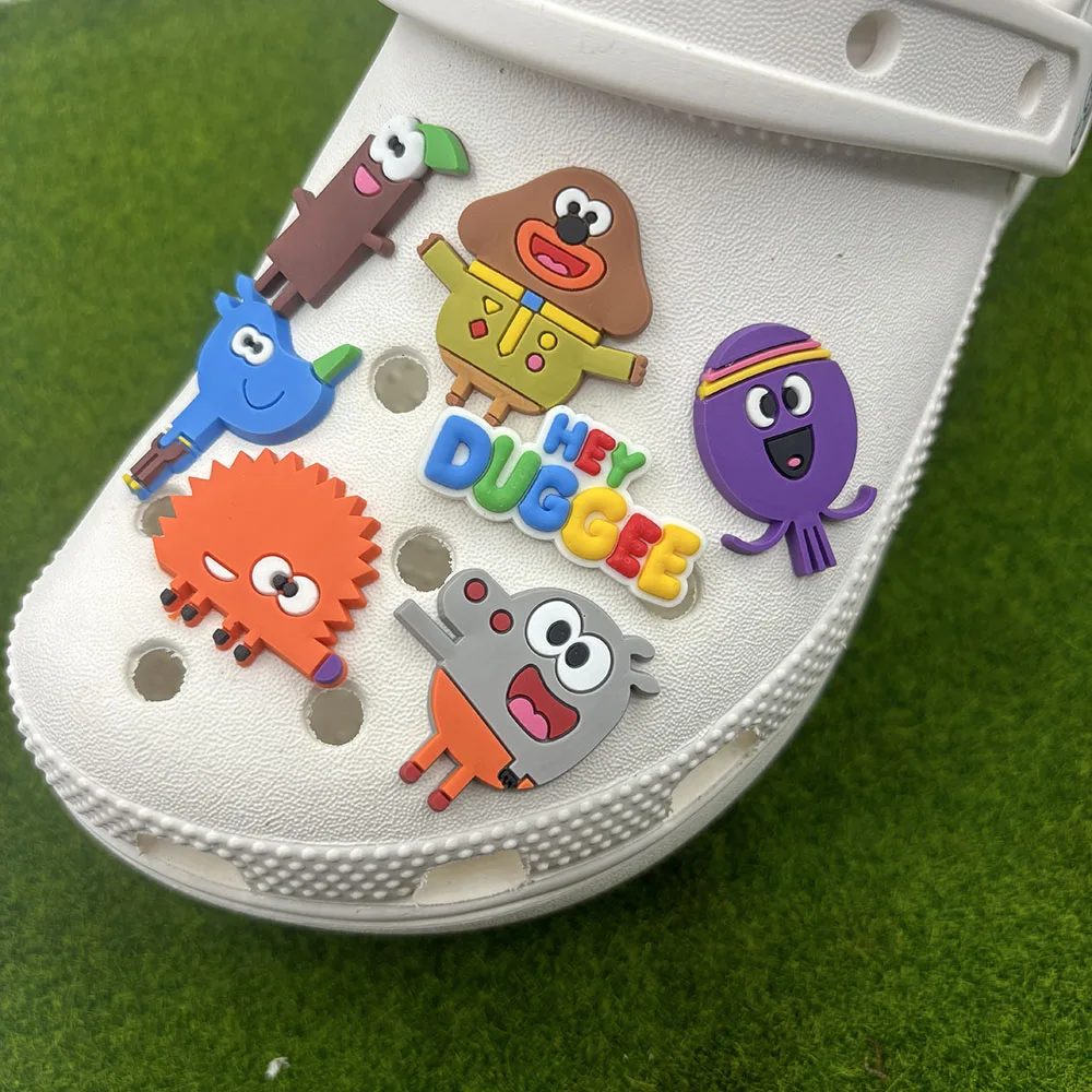 9-100 stücke Cartoon Schuh Charms PVC Schuhe Zubehör Dekoration Schnalle Fit Clog Sandale Armbänder Zubehör Für Weihnachten Geburtstag – Detail 3