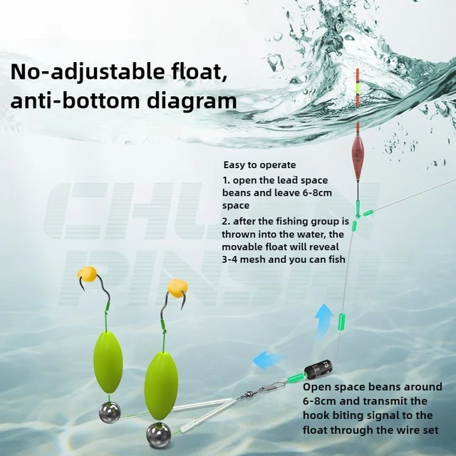 2 Pcs Double Hook Fishing Hair Rigs Hook Suspension Anti Bottom Carp Fishing Hook Pesca Ready Made Carp Rigs Fishing Lure 5