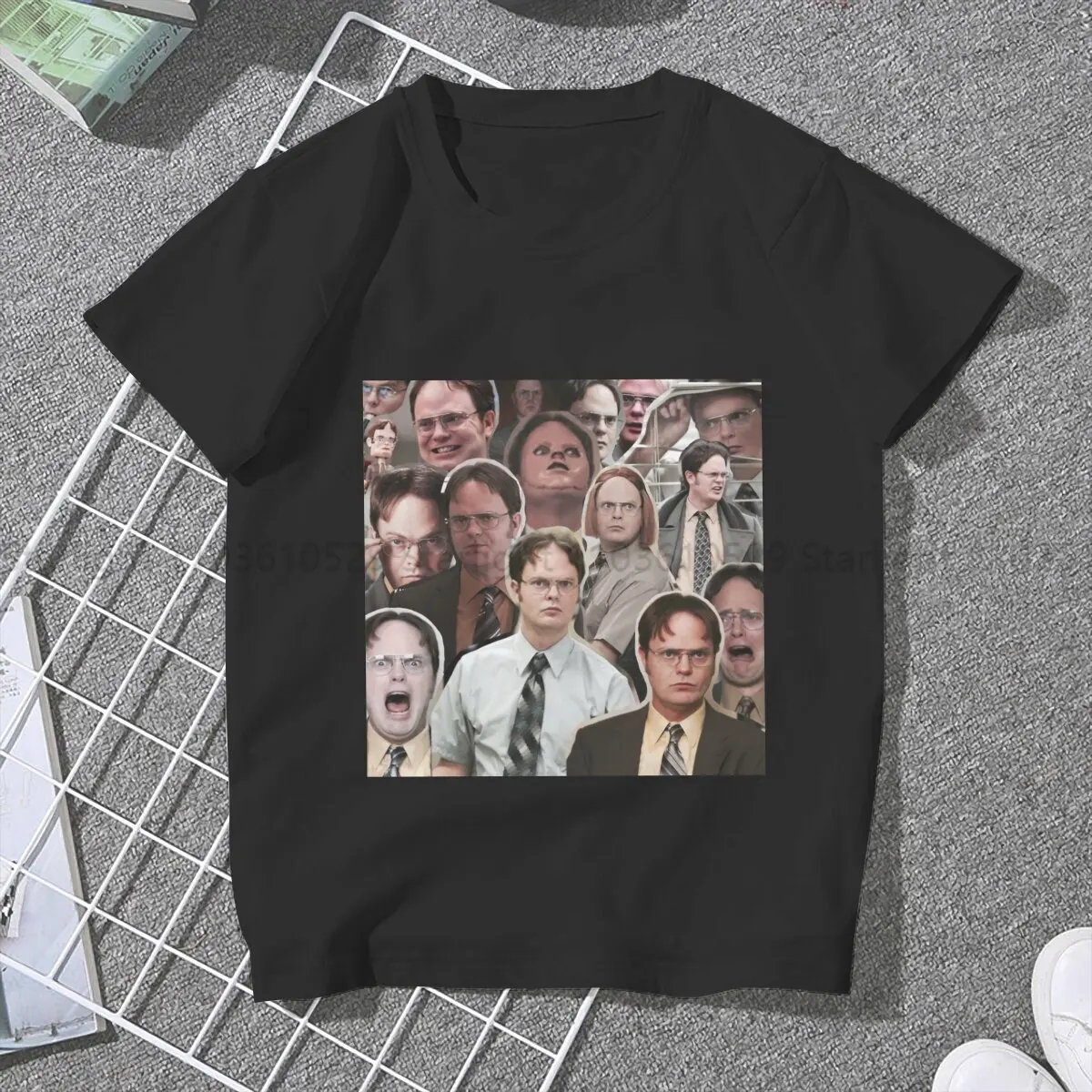 Dwight Schrute TShirt For Girls The Office Y2k Tops Fashion Female Polyester T Shirt Basic Summer