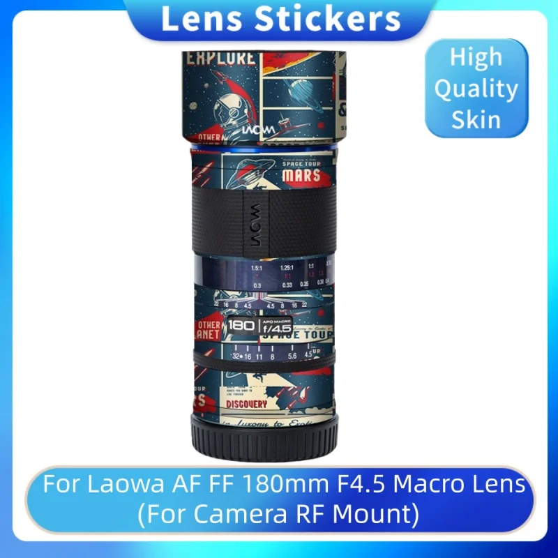 ل Laowa AF FF 180 مللي متر F4.5 ماكرو للكاميرا RF جبل عدسة ملصق مائي الجلد عدسة الفينيل التفاف فيلم معطف 180 4.5