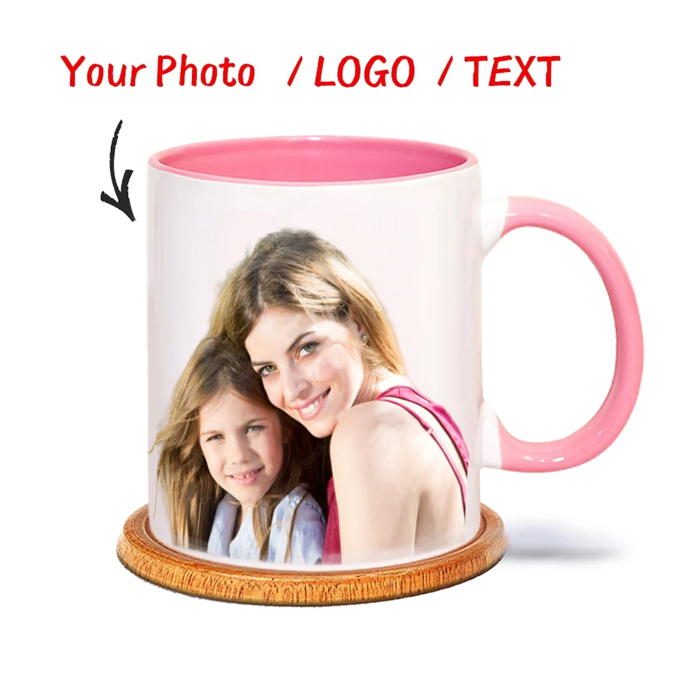 Personalised Your Photo Mug, Custom NAME IMAGE TEXT Cup,Customize Coffee Mugs, Tea Cups, Mothers day, Wedding ,Surprised Gift