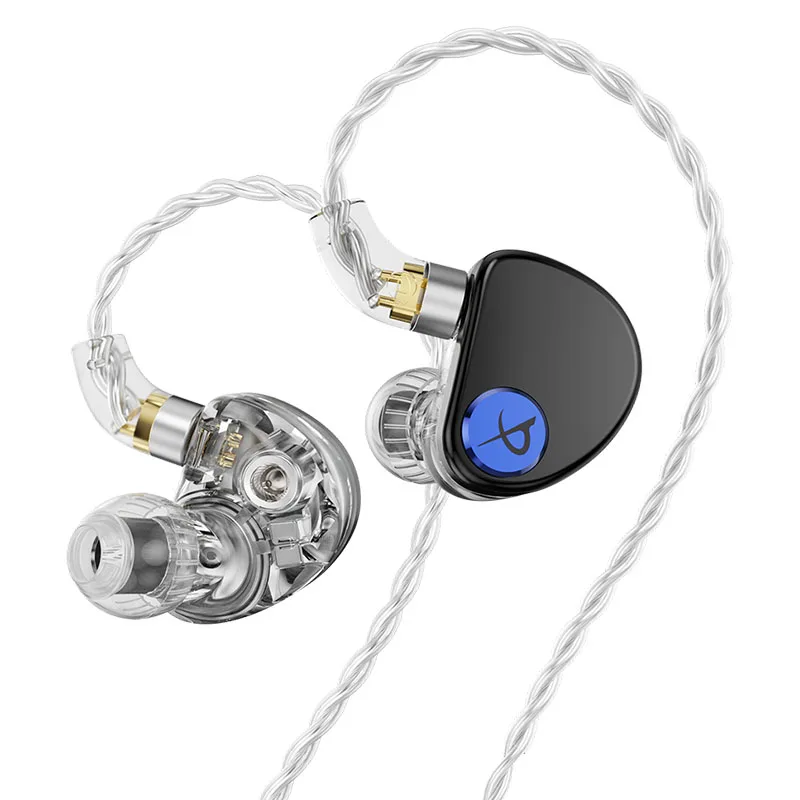 TRN V90PRO Hybride Metalen In-Ear Oordopjes 2DD 4BA Balanced Armature LCP Diafragma 10mm Dubbele Magnetische Dynamische Driver Hoofdtelefoon
