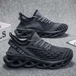 Running Shoes Mesh Breathable Sports Sneakers Men Light Soft Thick Sole Hole Couple Shoes Athletic Sneakers Women Shoes