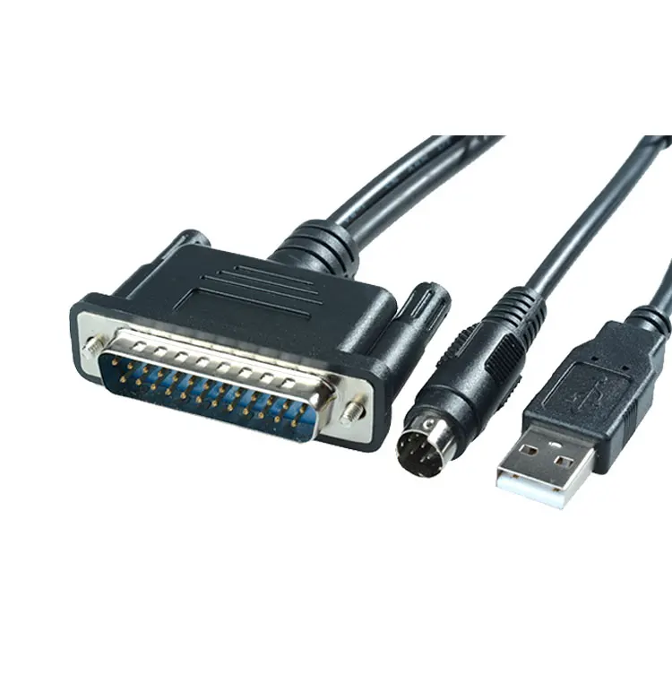 USB-SC09 FX1N FX3U FX3G 2.5M USB/RS422 PLC Programming Cable Download FX A Serials PLC Cable Free Shipping