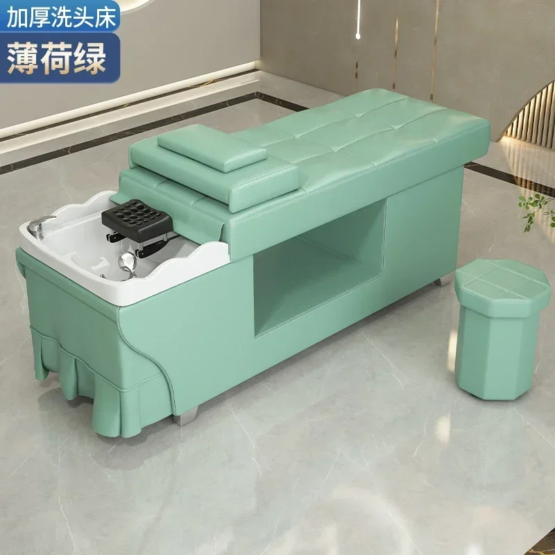 

B Internet celebrity hot-selling fumigation water circulation hair salon and beauty salon Thai style all-in-one shampoo bed