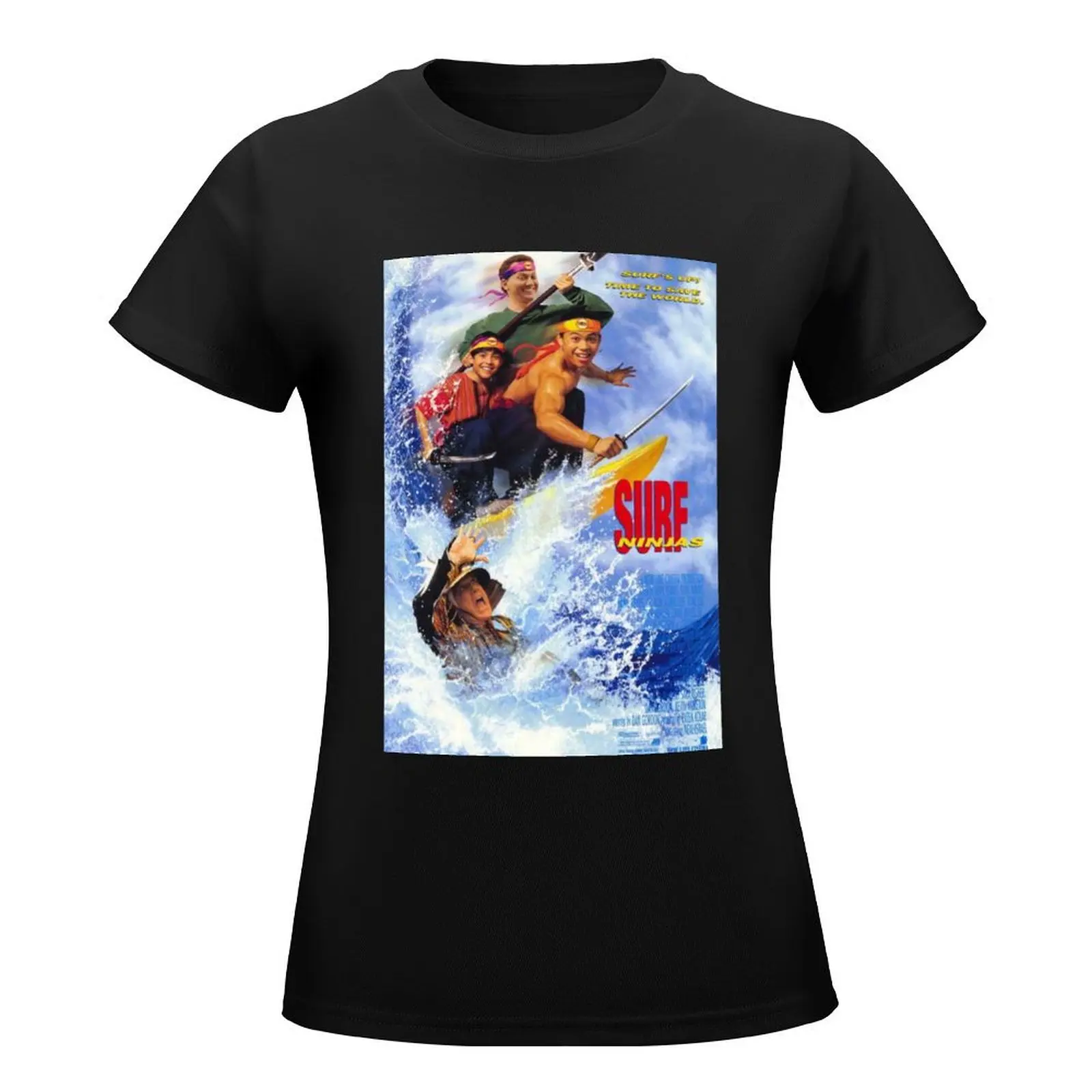 Surf Ninjas Movie T-Shirt female plus size tops animal print shirt for girls Woman clothes