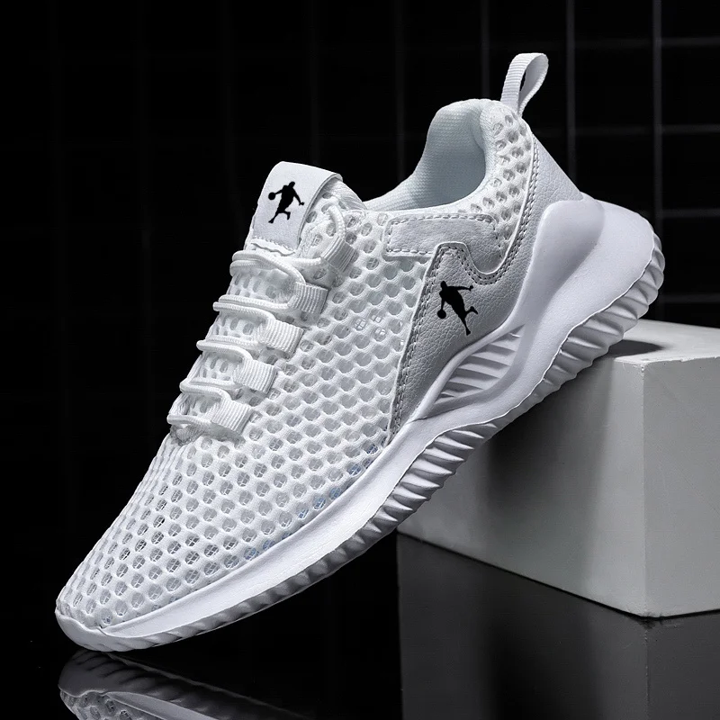 Hot Sale White Sneakers Men Breathable Brand Male Running Shoes Lightweight Mesh Trainers Men Outdoor Sports Shoes Choice Tennis