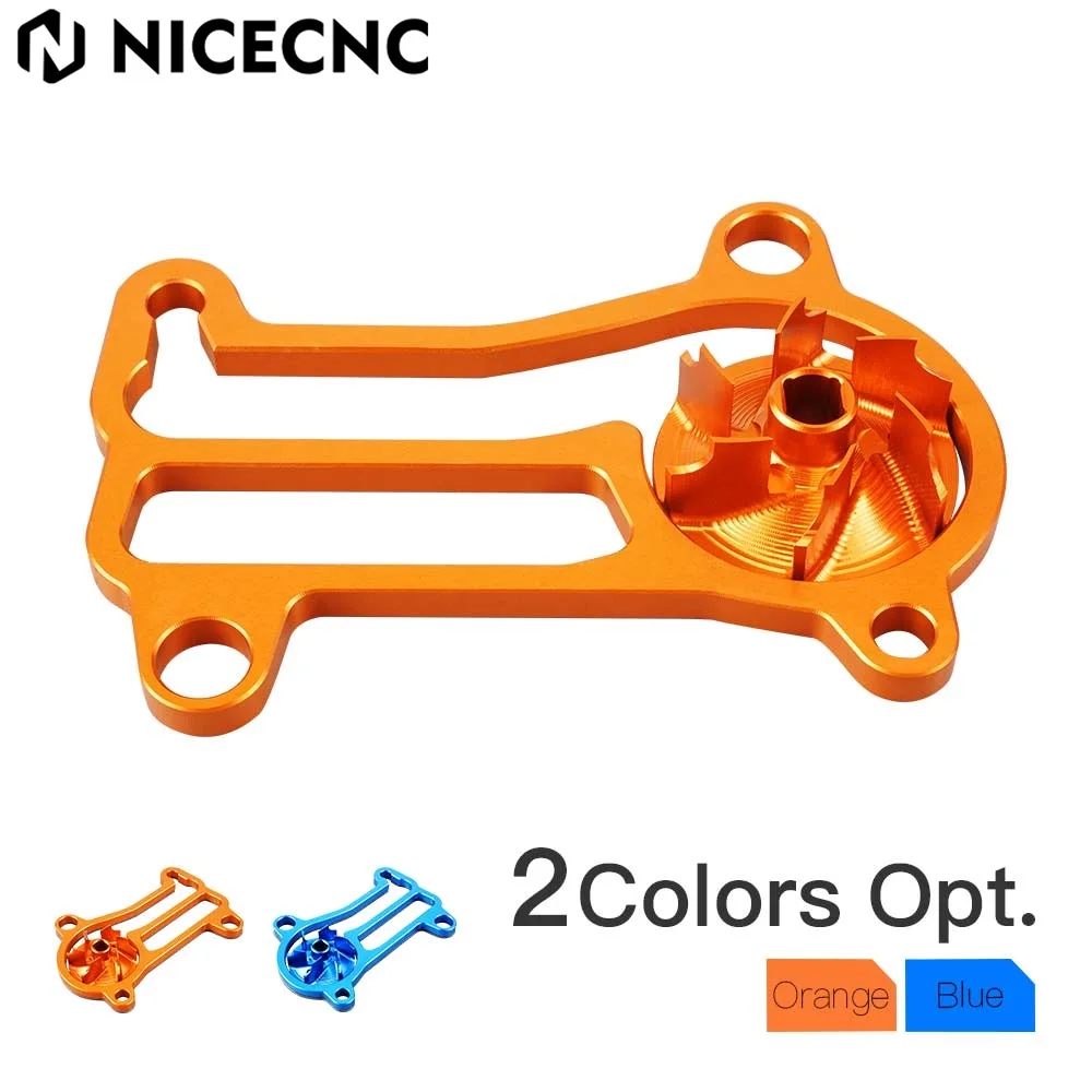 NICECNC For KTM EXC XC-W 300 250 2017-2019 SX XC 250 300 2017 2018 Motorcycle Oversized Water Pump Aluminum Impeller Cooler Kit