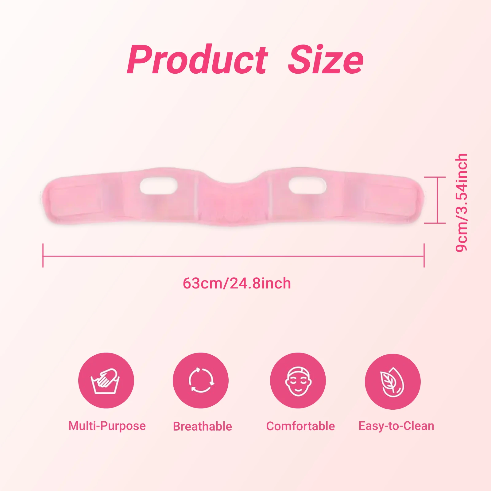 V Line Lifting Chin Strap Reusable Adjustable Face Lift Strap Chin Strap For Double Chin For Women