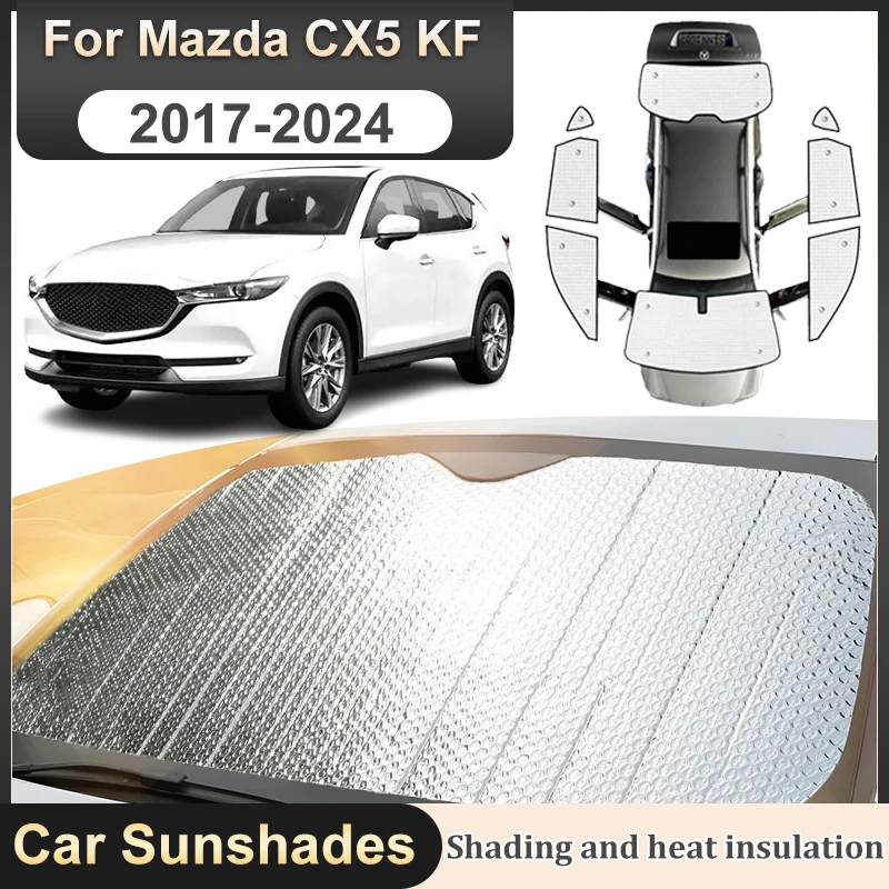 

Car Windshield Visor For Mazda CX5 CX 5 MK2 KF Accessories 2017-2024 Sun Visors Sunscreen Window Sunshade Covers Car Accessories