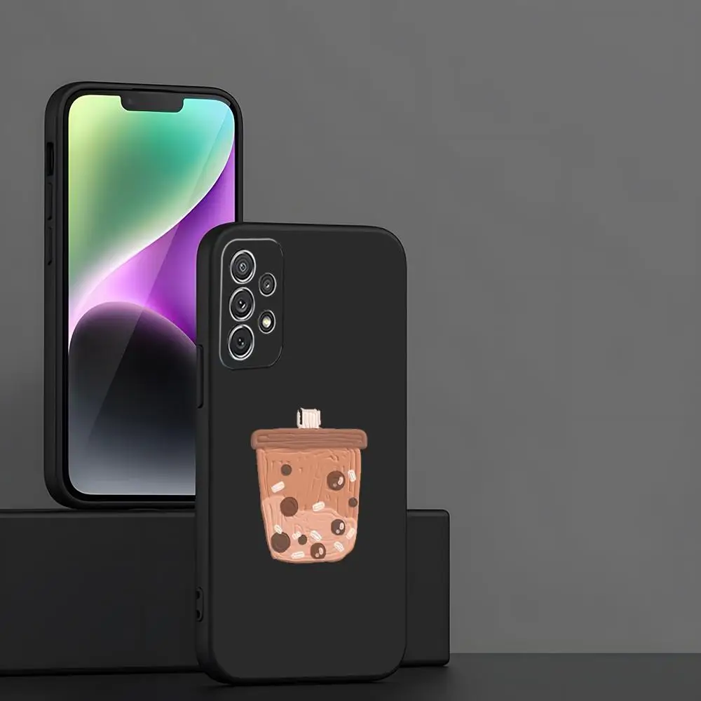 

Watermelon Fruit Cake Milk Tea Phone Case For Samsung Galaxy S25 S24 S23 A55 A54 A53 A52 A34 A32 A33 A24 A23 Cover