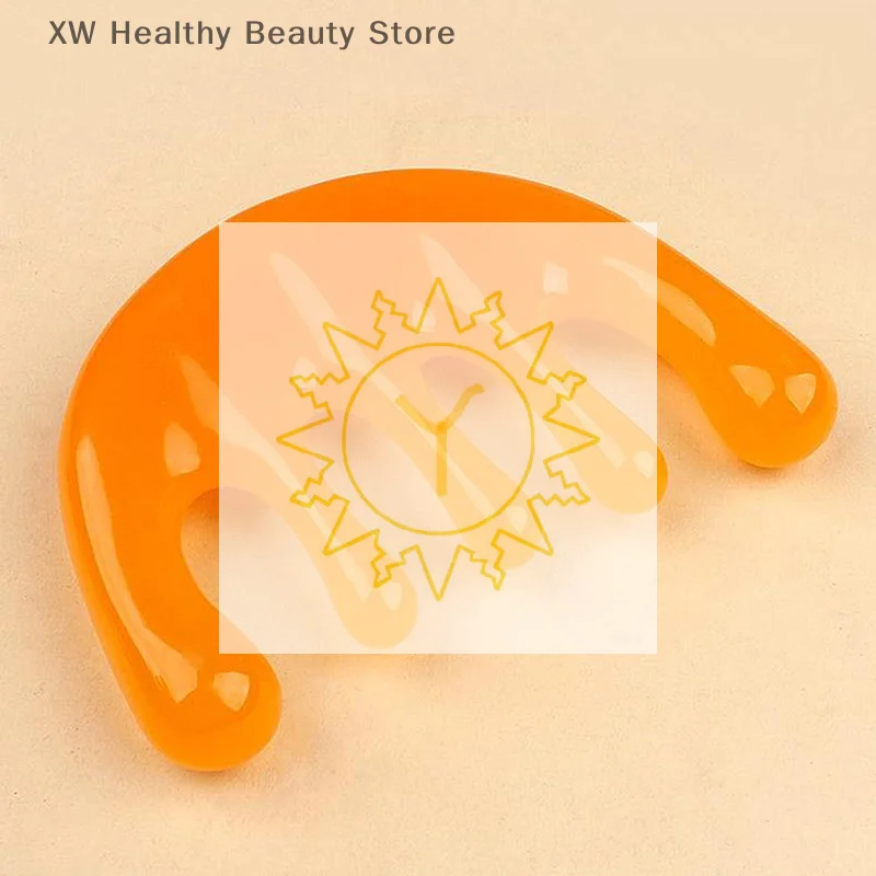 

Точечная точка головы с большими зубами, 5-зубная меридианная расческа для массажа крови, смола, массажный инструмент для головы с большими зубьями, 5-лопастная расческа полукруглой формы