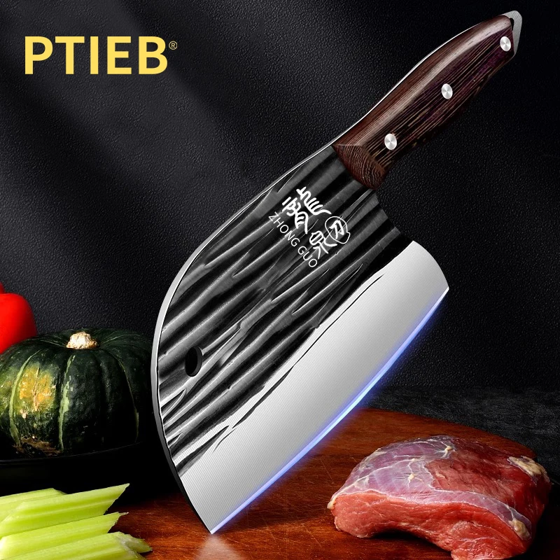 1PC Forged kitchen knife, household specific cutting knife, slicing knife, kitchen cutting dual-purpose bone cutting knife U9195